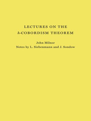 cover image of Lectures on the h-Cobordism Theorem